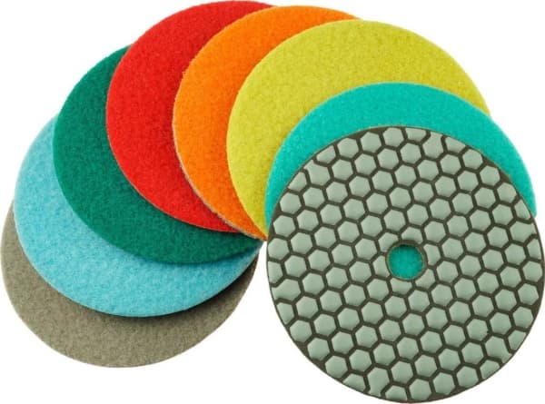 DEDRA Polishing disc, thickness 0400, diameter 125mm, dry work