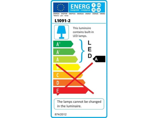 Dedra SLIM 20W vägglampa med SMD LED rörelsedetektor, IP44