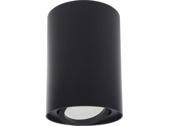 Maclean taklampe Spot utenpåliggende halogenarmatur GU10 MCE422 C/M, børstet kromfarge, 80x115mm, rund, aluminium