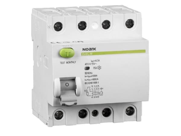 108370 Noark Ex9L-N 4P 40A A 300mA vikavirtasuojakatkaisijat