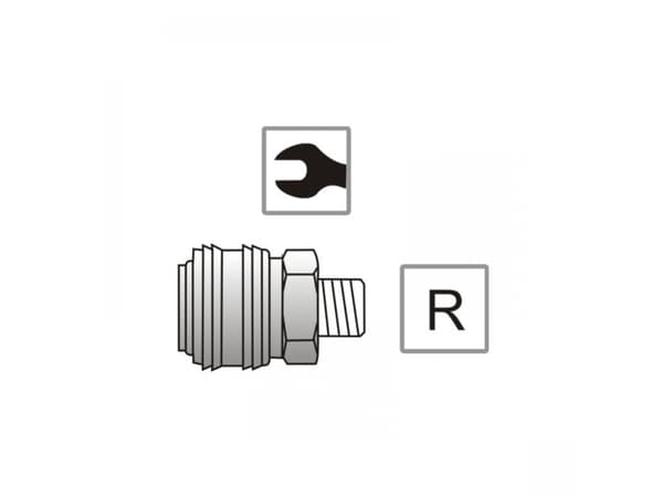 Pansam Quick Coupler 1/2 "1/4" (A535305)