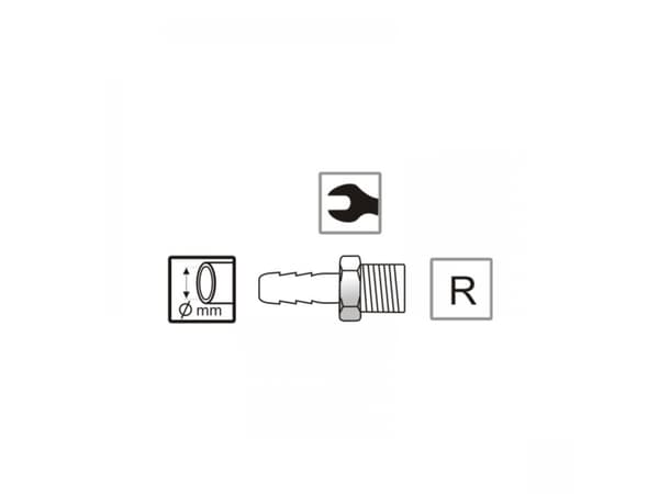 Pansam 1/4 "10mm connection (A535325)