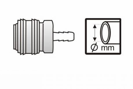 Pansam 1/4 "6mm connection (A535405)