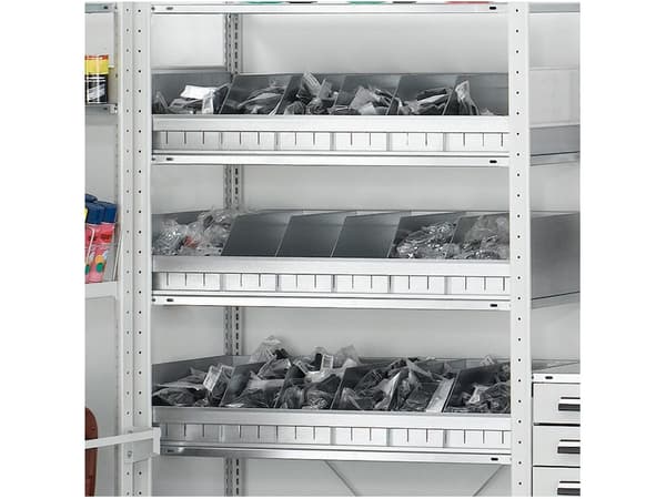 Skilleplade Boltless, småtingsopdeling 500 mm