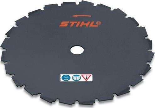 Stihl 41197134200, Raivaussahan terä, Musta, Terästä, 1 kpl