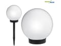 Miniatyrbilde 3 av 5: Grønnblå LED solenergi ball hagelampe GB123 hvit