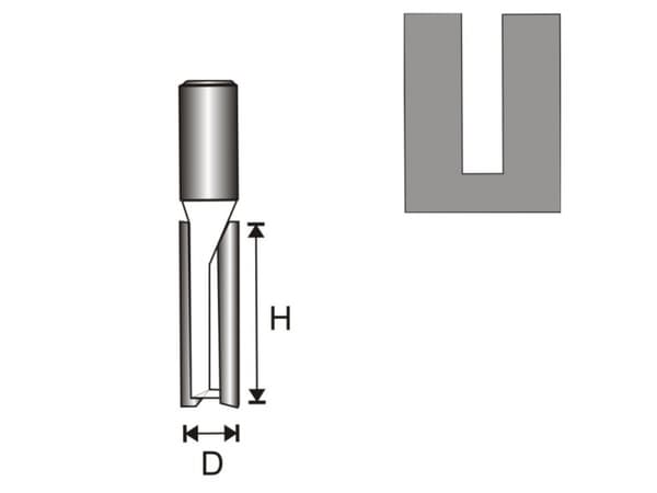 Dedra Puujyrsin pitkä D12 10x50mm (07F031C)
