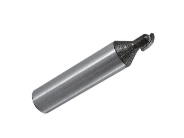 Dedra Fres for tre med hardmetallskjær R2mm Ø=3,97mm rillet halvsirkelformet - 07F061B