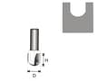 Miniatyrbilde 2 av 2: Dedra U-spor treskjærer D8 25,4x22,5x12,7 mm - 07F073B