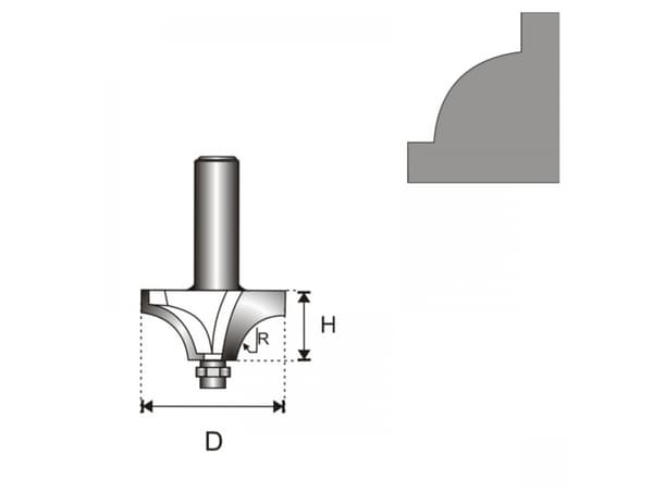 Dedra Vedkutter med hardmetallinnsatser, dekorativ, med lager - 07F143B