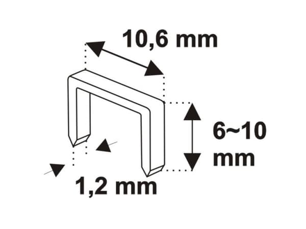 Dedra Hammer stiftemaskin 6-10mm - 11Z004