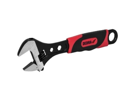 Dedra svensk justerbar skiftenøkkel 150 mm gummihåndtak (12B115)
