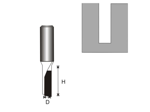 Dedra 1-innsats rillekutter T6 11mm (DED07F011B)