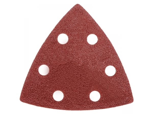 Dedra Triangulärt slippapper med hål gradning 80 5st (DED794572)