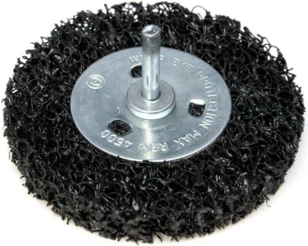 Dedra non-woven slipskiva 100mm med dorn (F60-100)