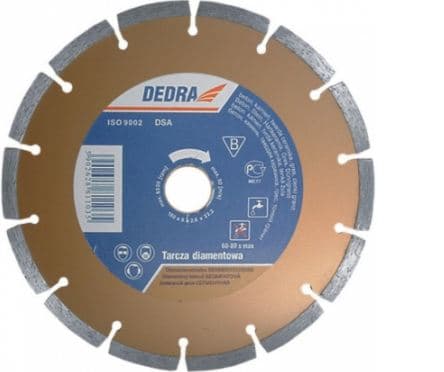 Dedra segmentoitu timanttileikkuukiekko 180mm 22,2mm H1108