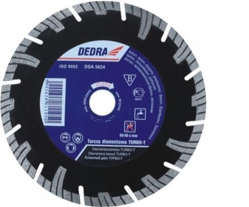 Dedra Turbo-T timanttiterä teräsbetonin leikkaamiseen 150mm H1194