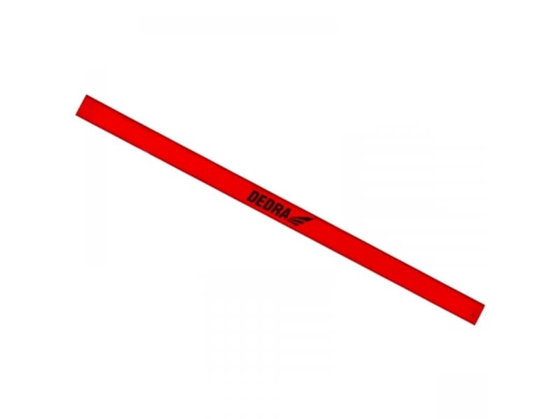 Dedra Carpentry pencil HB 24,5cm red - M9003