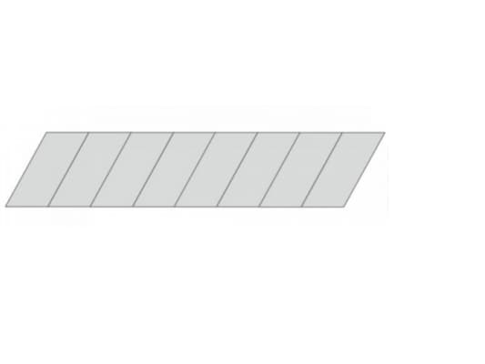 Dedra Break-off blader 9mm 10stk. (M9026)