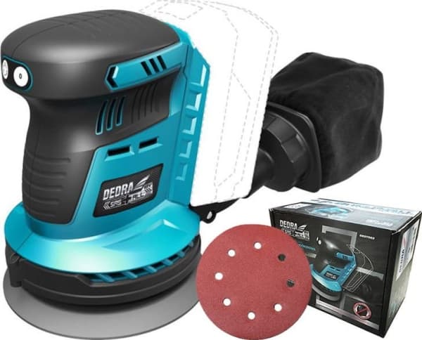 Dedra SAS + ALL batteridrevet eksentersliper (DED7062)