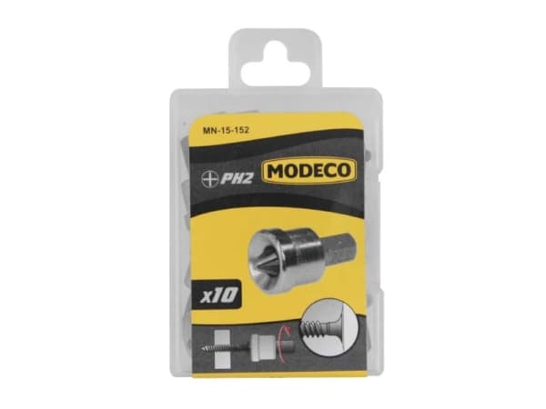 Modeco PH2 terä 25mm pysäytyksellä 10kpl - MN-15-152
