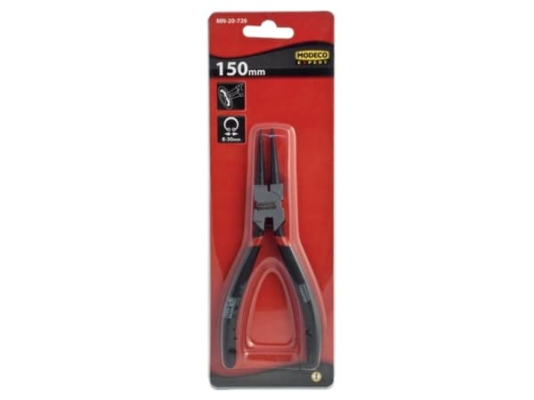Modeco rak tång för Seeger-ringar 150mm - MN-20-726