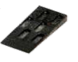 Modeco Flisekiler 8 x 30 x 64mm plast 50 stk. (MN-37-120)