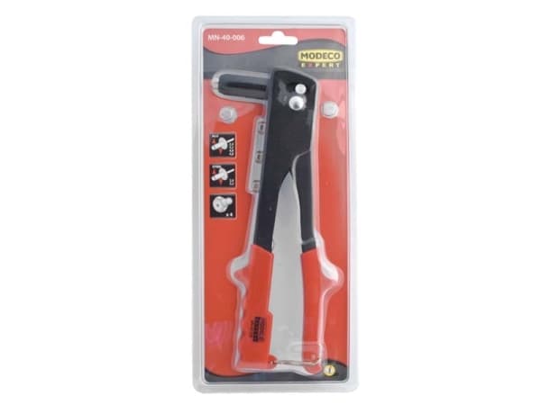 Modeco sidonitningsverktyg med 4 nitningsspetsar 250mm - MN-40-006