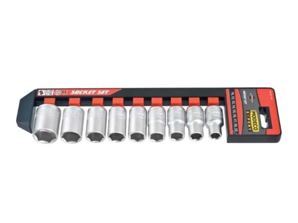 Modeco kuusiokolo 1/2" 10-22mm 9kpl (MN-57-151)