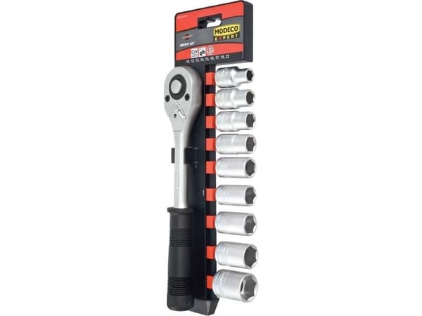 Modeco Socket wrench set 1/2 "10pcs (MN-57-152)