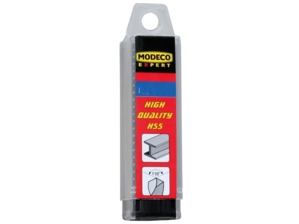 Metal drill bit Modeco HSS cylindrical 9mm 5pcs. (MN-60-490)