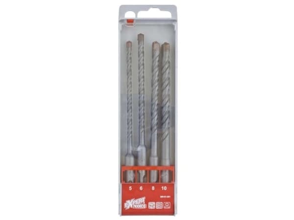 Betongbor Modeco SDS + 10 12 6 8mm sett (MN61202)
