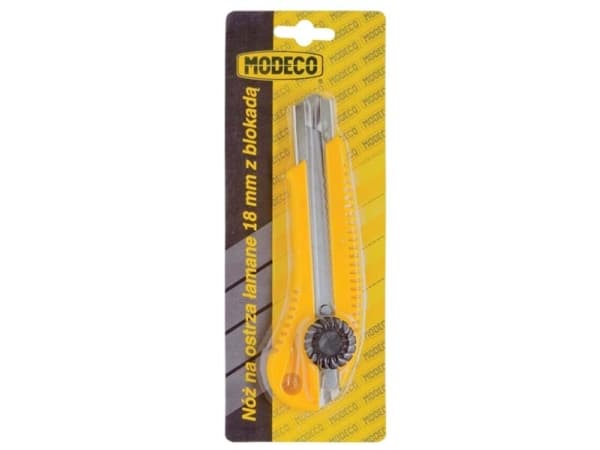 Modeco Knife with replaceable broken blade 18mm mounting screw - MN-63-022