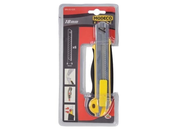 Modeco Knife with a replaceable broken blade 18mm - MN-63-025
