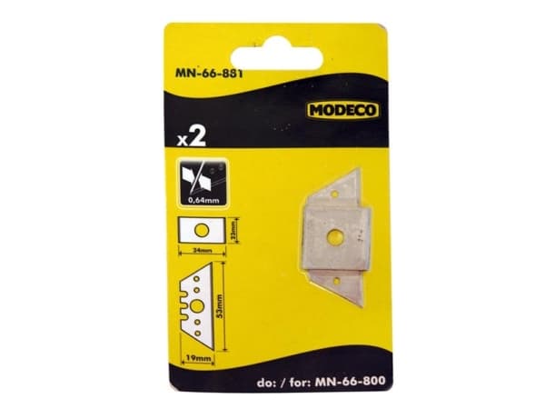 Modeco Plaster blades for processing the edges of Drywall MN-66-800 2 pcs. - MN-66-881