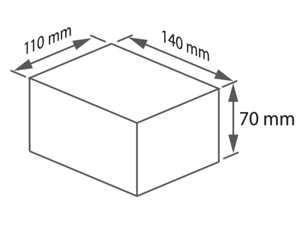 Modeco Soft porös kakelsvamp 140 x 110 x 90mm (MN-73-151)