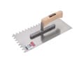 Miniatyrbilde 1 av 2: Modeco Trowel, stainless steel, toothed handle, wood 280x130x8mm - MN-73-408