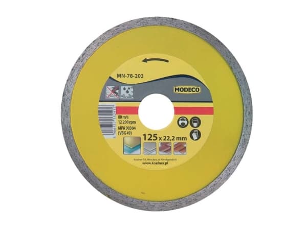 Modeco Mars full diamond grinding wheel 125mm (MN-78-203)
