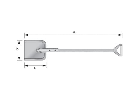 Modeco Sand shovel with metal handle (MN-79-384)