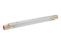 Miniatyrbilde 1 av 2: Modeco Tre foldemål 1m hvit - MN-80-149