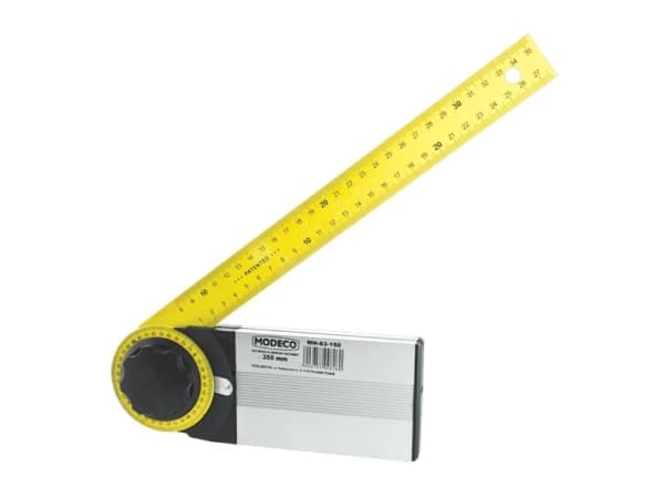 Modeco Aluminum adjustable protractor 350mm MN-83-150