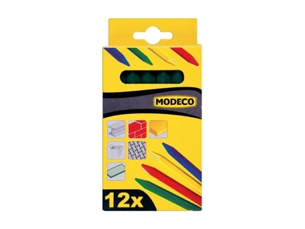 Modeco vaxad krita gul 120mm 12st (MN-88-033)