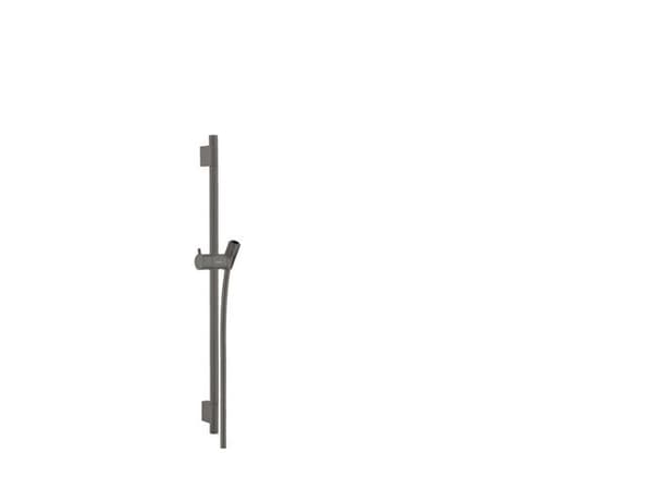 HG Unica'S Puro skyvestang - 65 cm med dusjslange 160 cm, Børstet sort krom
