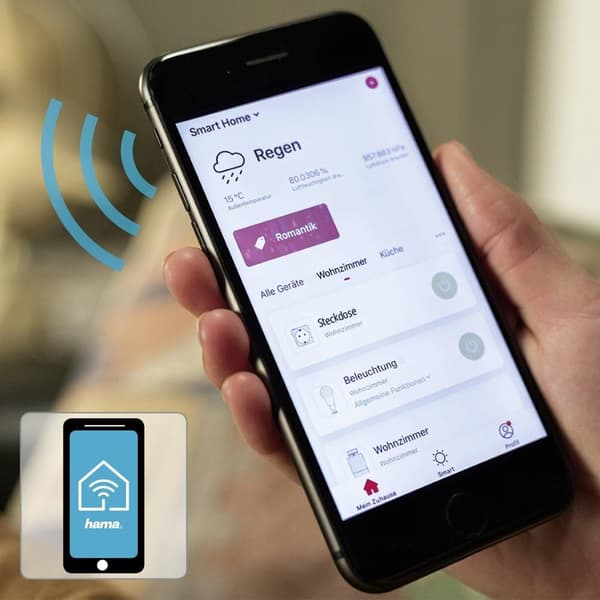 Hama 00176573 Vägguttag Wi-Fi Inomhus 3680 W