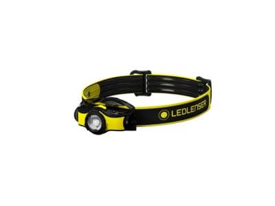 Led Lenser iH5, Hovedbånd lommelygte, Sort, Gul, IPX4, 200 lm, 130 m, 35 t