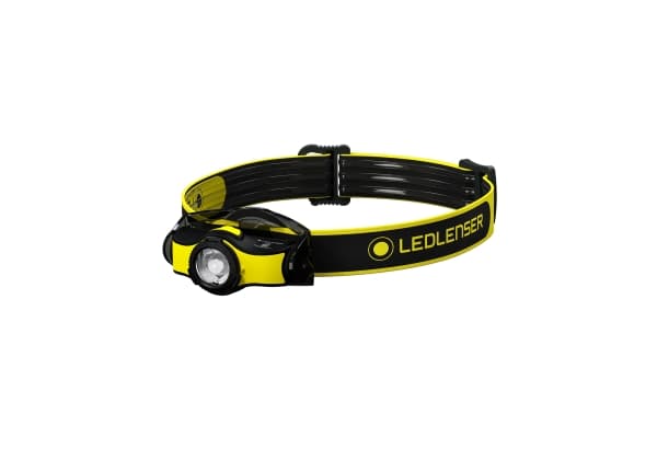 LEDLENSER Kompakti otsalamppu portaattomalla tarkennuksella ja kahdella eri kirkkaustasolla 200/20 lumenia. sis. paristot. IP54 musta, Keltainen