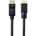 Miniatyrbild 2 av 4: Renkforce DisplayPort / HDMI Adapterkabel DisplayPort-kontakt, HDMI-A-kontakt 7.50 m Svart RF-4581868 DisplayPort-kabel