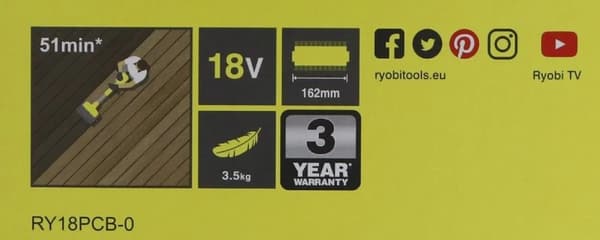 Ryobi Terrassevasker - 18V