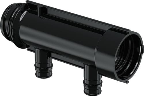 Uponor PPM fordeler Q&E 2x16 - 1 c/c 50 mm. husk ringe, 2 x vvs nr. 045338216