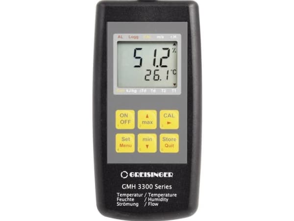 Greisinger GMH 3351 Luftfugtighedsmåler (hygrometer) 0 % rF 100 % rF Dataloggerfunktion
